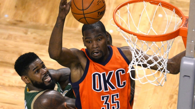 Kevin Durant comandó el sexto triunfo seguido de Oklahoma City