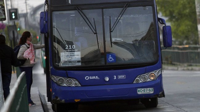 Transantiago reforzará algunos de sus servicios durante este fin de semana
