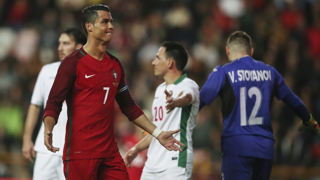 Bulgaria venció a Portugal en un amistoso que tuvo a Cristiano Ronaldo como 