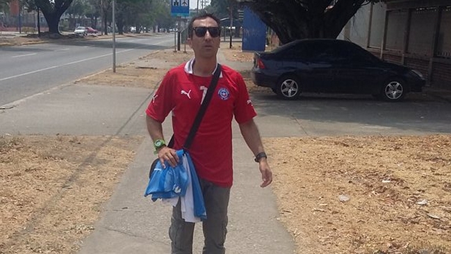 Hincha chileno tuvo problemas en su ingreso a Venezuela