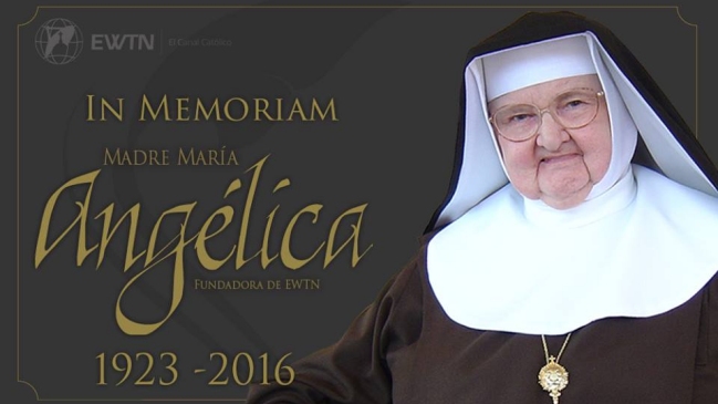 Falleció la madre María Angélica, fundadora del canal EWTN