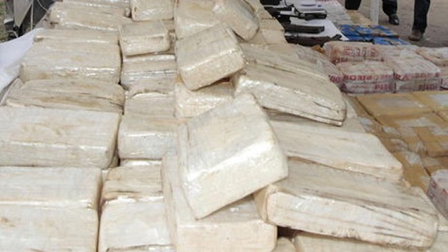 Policía colombiana incautó más de una tonelada de cocaína