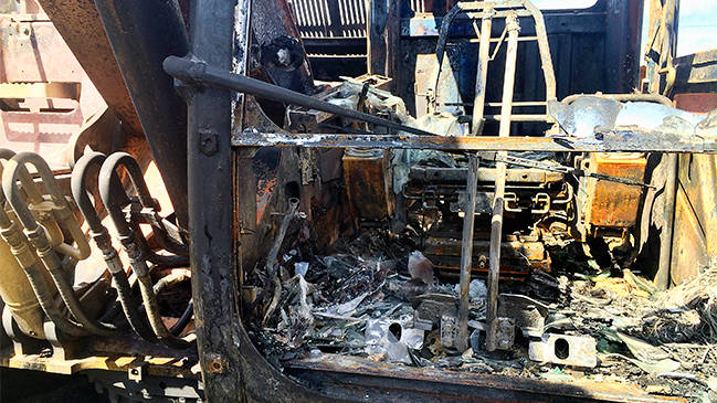 Encapuchados protagonizaron nuevo ataque incendiario en La Araucanía