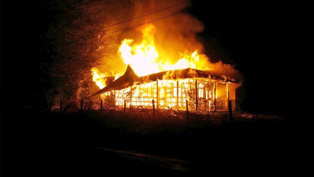 Nuevos ataques incendiarios se registraron en La Araucanía