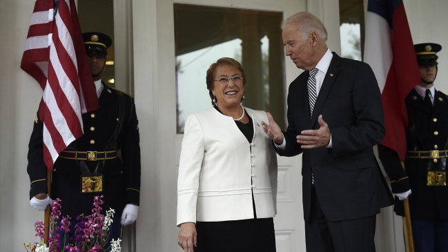 Bachelet y Biden abordaron retos regionales durante encuentro en Washington