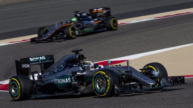 La grilla de largada del Gran Premio de Bahrein de Fórmula 1