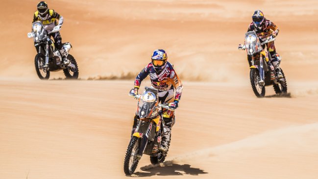 Pablo Quintanilla arribó tercero en la primera jornada del Rally de Abu Dhabi