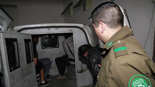 Carabineros detuvo a banda dedicada a asaltar transeúntes del Parque Forestal