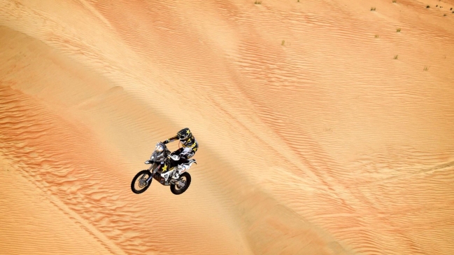 Pablo Quintanilla es líder en el Rally de Abu Dhabi