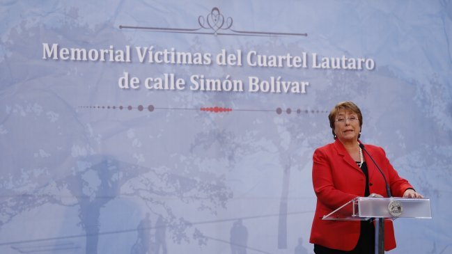 Presidenta Bachelet encabezó inauguración de memorial a víctimas de 