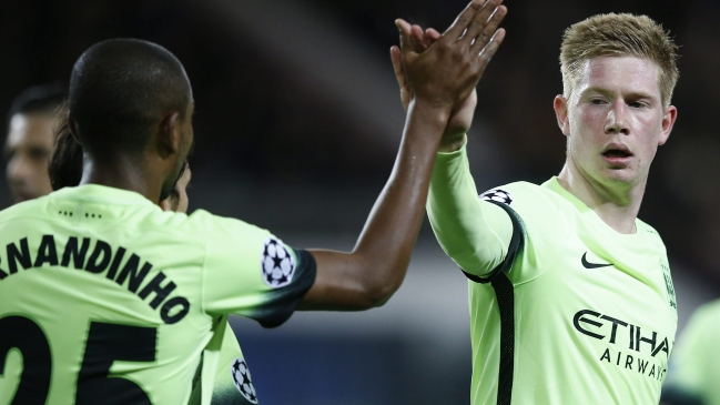 Manchester City rescató trabajada igualdad en su visita a PSG por la Champions