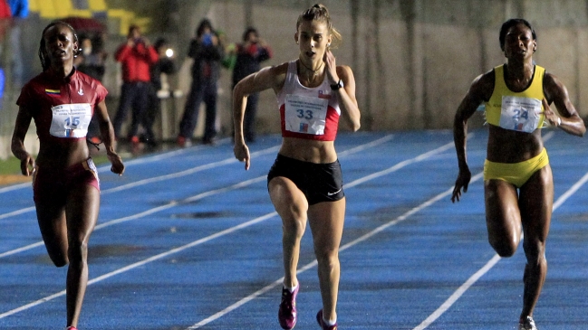 Isidora Jiménez ganó el oro en los 200 metros del Grand Prix de Concepción