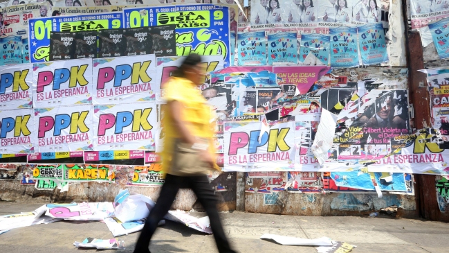 Perú votará por presidente en busca del acompañante de Fujimori en el balotaje