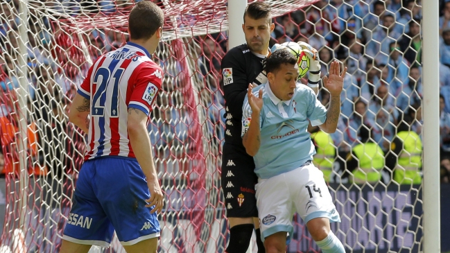 Celta derrotó a Sporting de Gijón con Orellana y Hernández como protagonistas