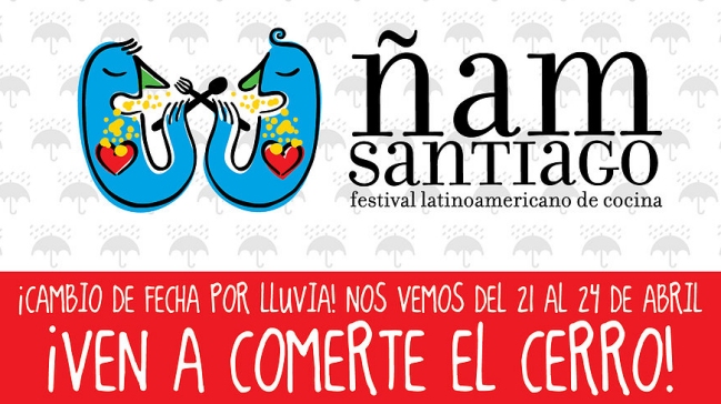 Cambian fecha del Festival de Cocina Ñam en el Cerro Santa Lucía
