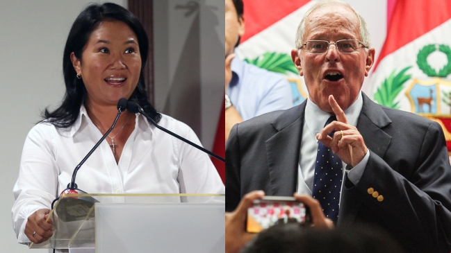 Keiko Fujimori y Pedro Pablo Kuczynski irán a segunda vuelta en Perú