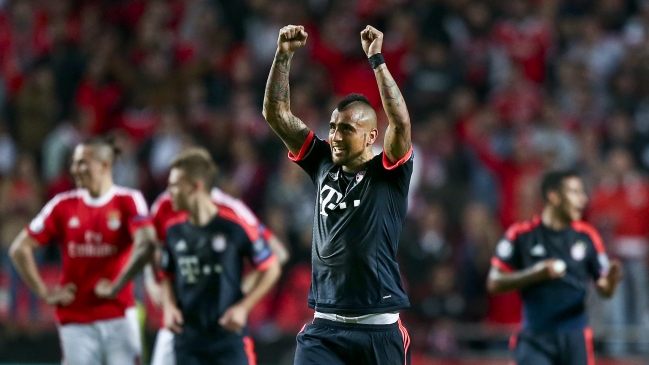 Arturo Vidal fue clave en avance de Bayern Munich a semifinales de la Champions
