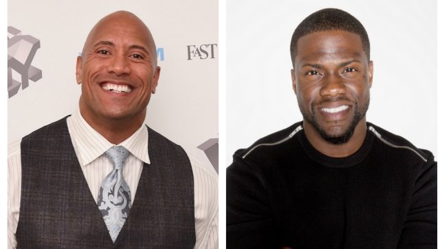 Kevin Hart y Dwayne 