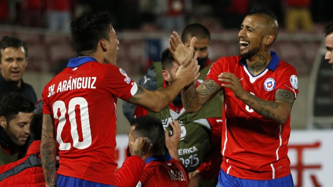 Arturo Vidal saludó a Charles Aránguiz por su cumpleaños: Una alegría verte jugar de nuevo