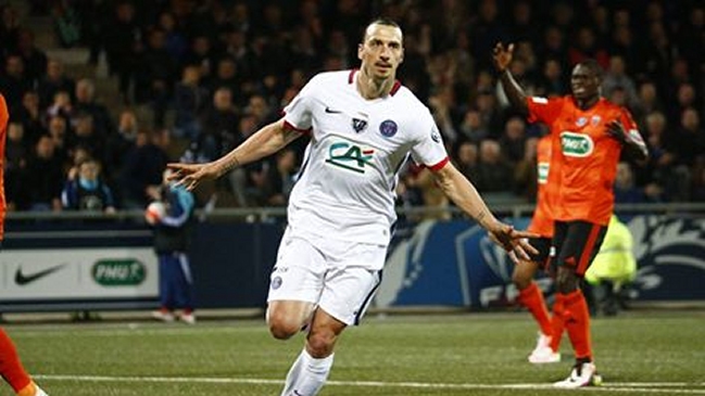 Zlatan Ibrahimovic guió a Paris Saint-Germain a la final de la Copa de Francia