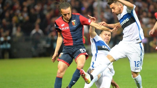 Inter de Medel cayó ante Genoa y Juventus mantuvo su ventaja como líder en Italia