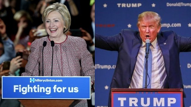 Hillary Clinton y Donald Trump se alzan con victorias en Nueva York