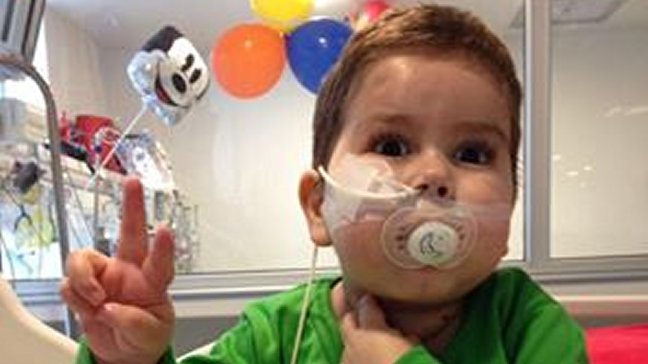 Papá de León, el niño con corazón artificial: 