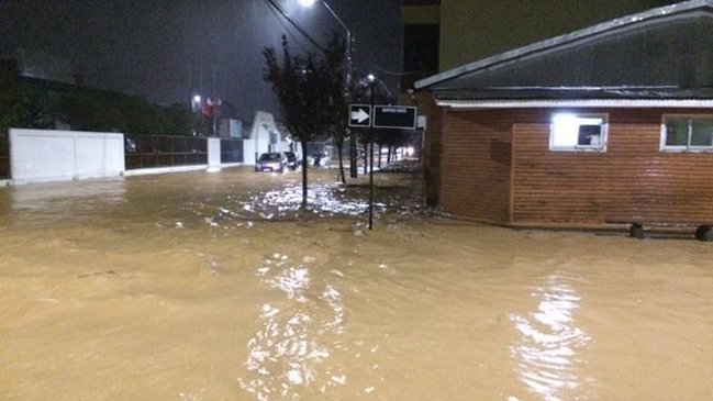 Cerca de 40 viviendas fueron afectadas por inundaciones en Tomé