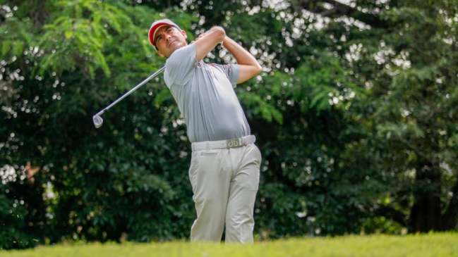 Felipe Aguilar logró superar el corte clasificatorio en el Genzon Golf Club de China