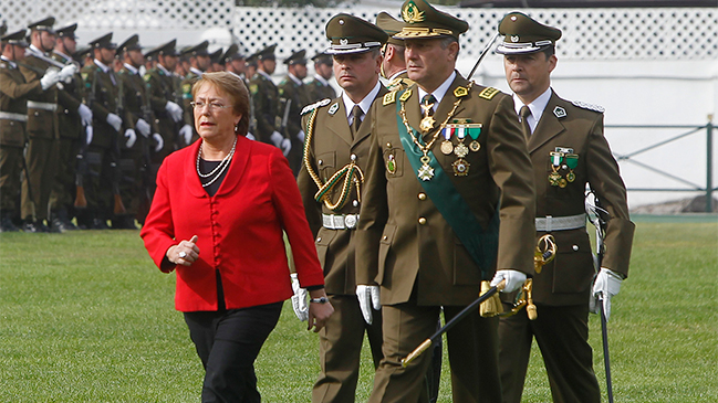 Bachelet en aniversario de Carabineros: 