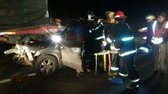 Tres chilenas fallecieron en un accidente de tránsito en Argentina