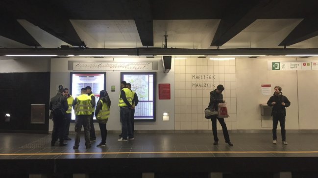 Supuesto terrorista del metro de Bruselas tiró explosivo por el baño
