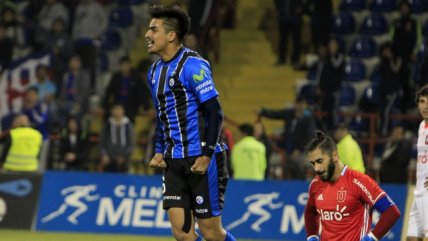 Jhon Santander selló la victoria de Huachipato sobre U. de Chile