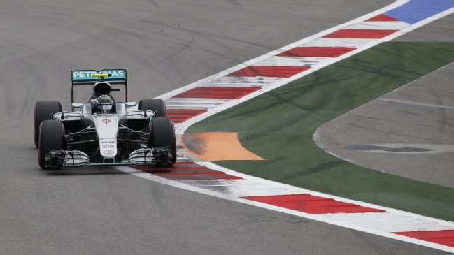 La grilla de largada del Gran Premio de Rusia de Fórmula 1