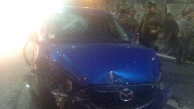 Persecución policial terminó con dos detenidos y nueve autos chocados