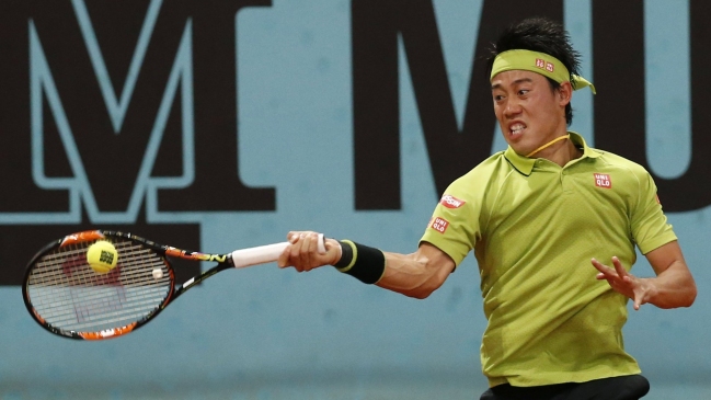 Kei Nishikori logró un trabajado triunfo ante Kyrgios y se instaló en semifinales en Madrid