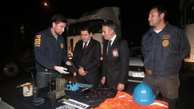 PDI detuvo a banda que asaltaba camiones en San Antonio