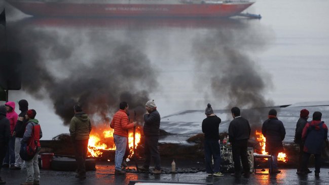 Chiloé: Continúa el paro tras fracaso de las negociaciones