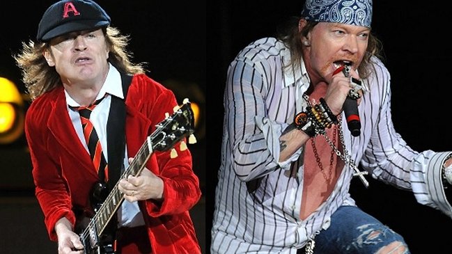AC/DC arranca este sábado en Lisboa su gira europea con Axl Rose como vocalista