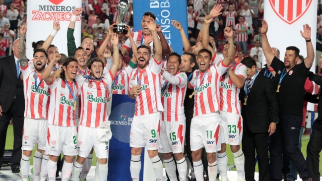 Necaxa de Felipe Gallegos y Marcos González fue campeón y luchará por ascender en México