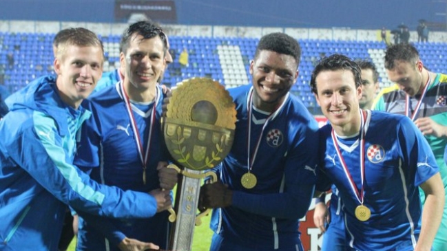 Junior Fernandes y Angelo Henríquez alzaron la Copa de Croacia con Dinamo Zagreb