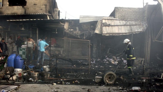 Varios muertos en un atentado cerca de un mercado popular en Bagdad