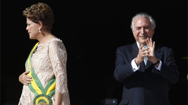 Michel Temer asumió presidencia interina de Brasil tras suspensión de Rousseff