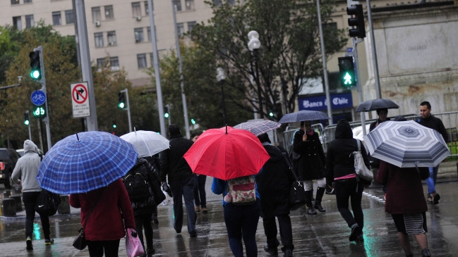 Meteorología pronosticó precipitaciones desde Coquimbo al sur este sábado