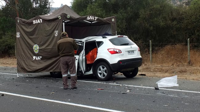 Peatón falleció tras cruzar en paso no habilitado en la Ruta 5 Sur