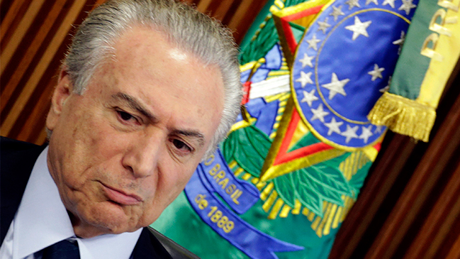 Brasil: Emplazan a ministros de Temer, involucrados en casos de corrupción, a dimitir