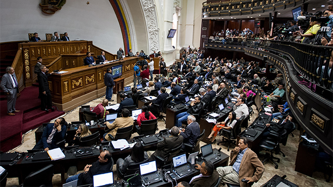 Parlamento venezolano desaprobó por 
