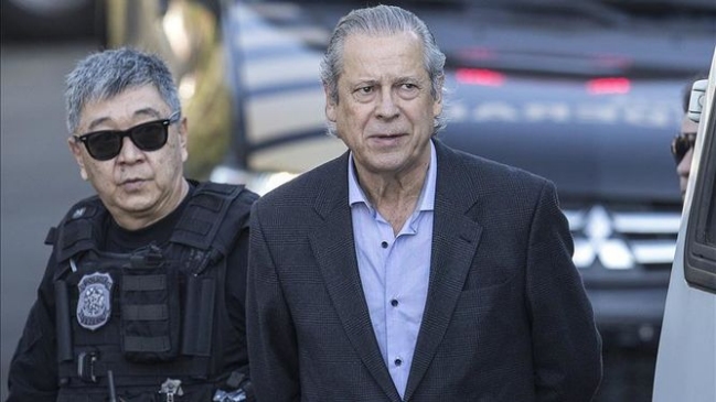 Justicia condenó a 23 años de prisión al ex ministro brasileño José Dirceu