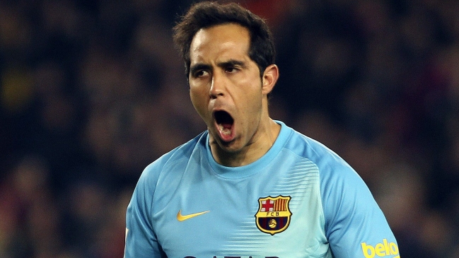 Claudio Bravo recibió el alta médica y quedó disponible para la final de la Copa del Rey