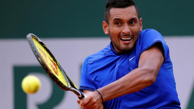 Nick Kyrgios venció a Marco Cecchinato en su debut en Roland Garros